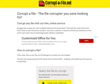 Tablet Screenshot of corrupt-a-file.net